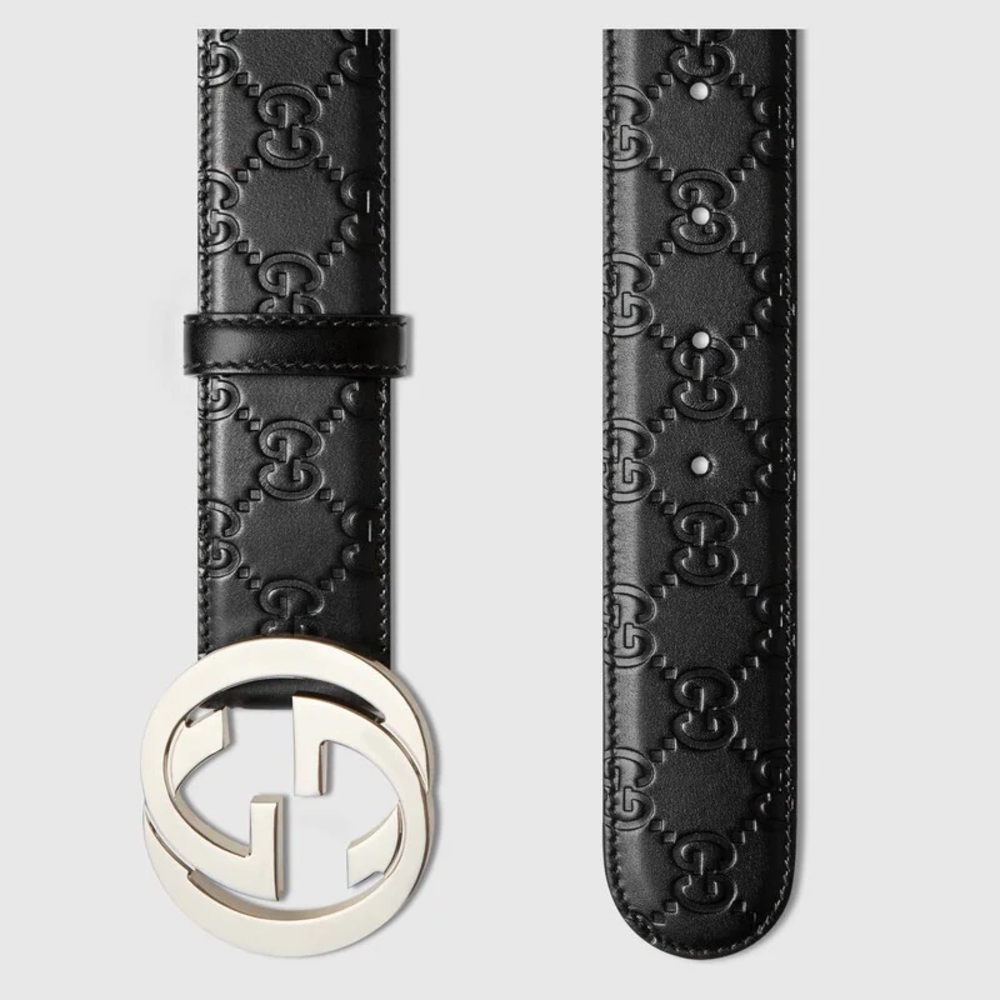 Gucci Men’s Signature Leather Belt